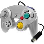 Nintendo Wii & Gamecube - Silver Wired Controller - Old Skool - Image 3