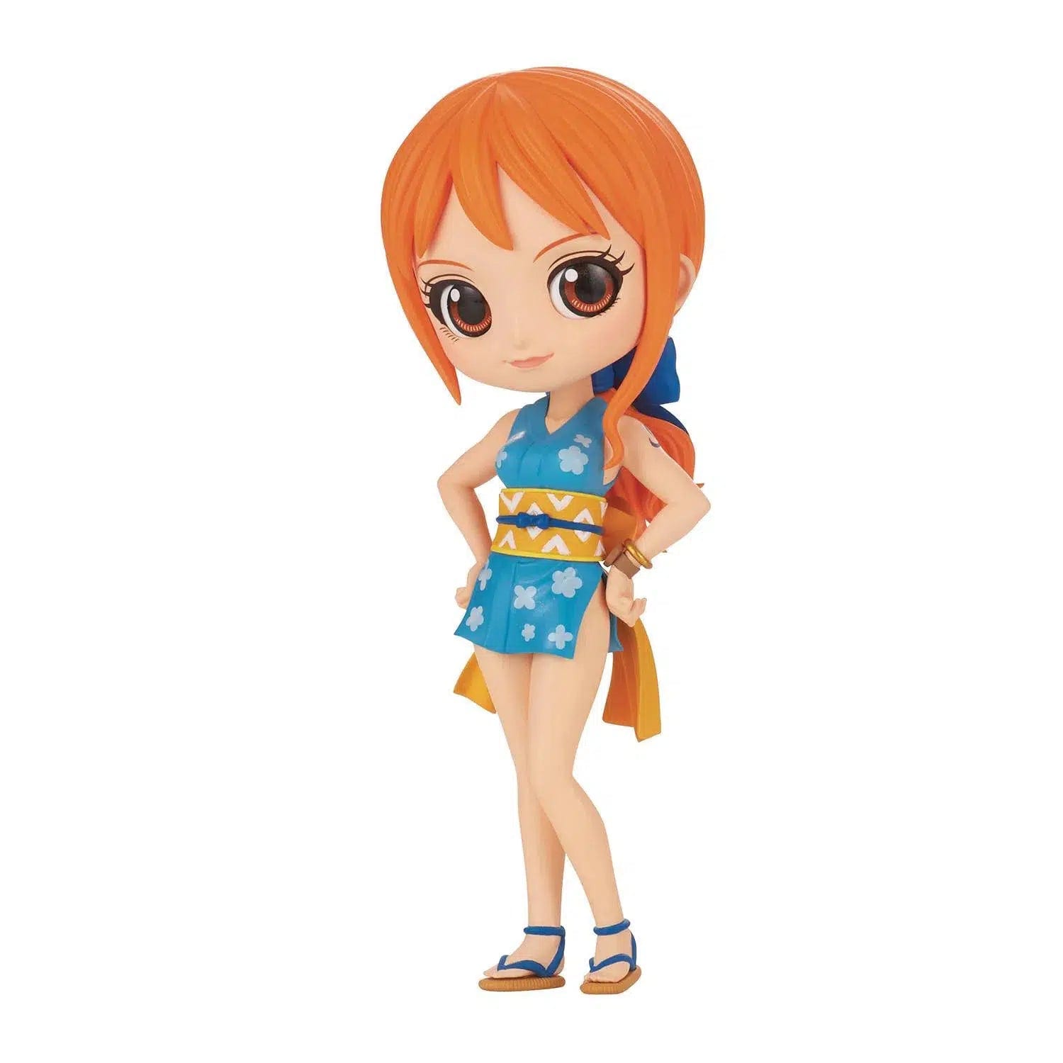 One-Piece-Onami-Wano-Arc-Kimono-Outfit-Nami-Figure-Banpresto-Q-Posket-Series-A One Piece - Onami Wano Arc Kimono Outfit Nami Figure - Banpresto - Q Posket Series (A) - Image 1