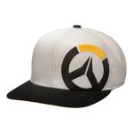 Overwatch - Logo Snapback Hat (White / Black) - J!NX