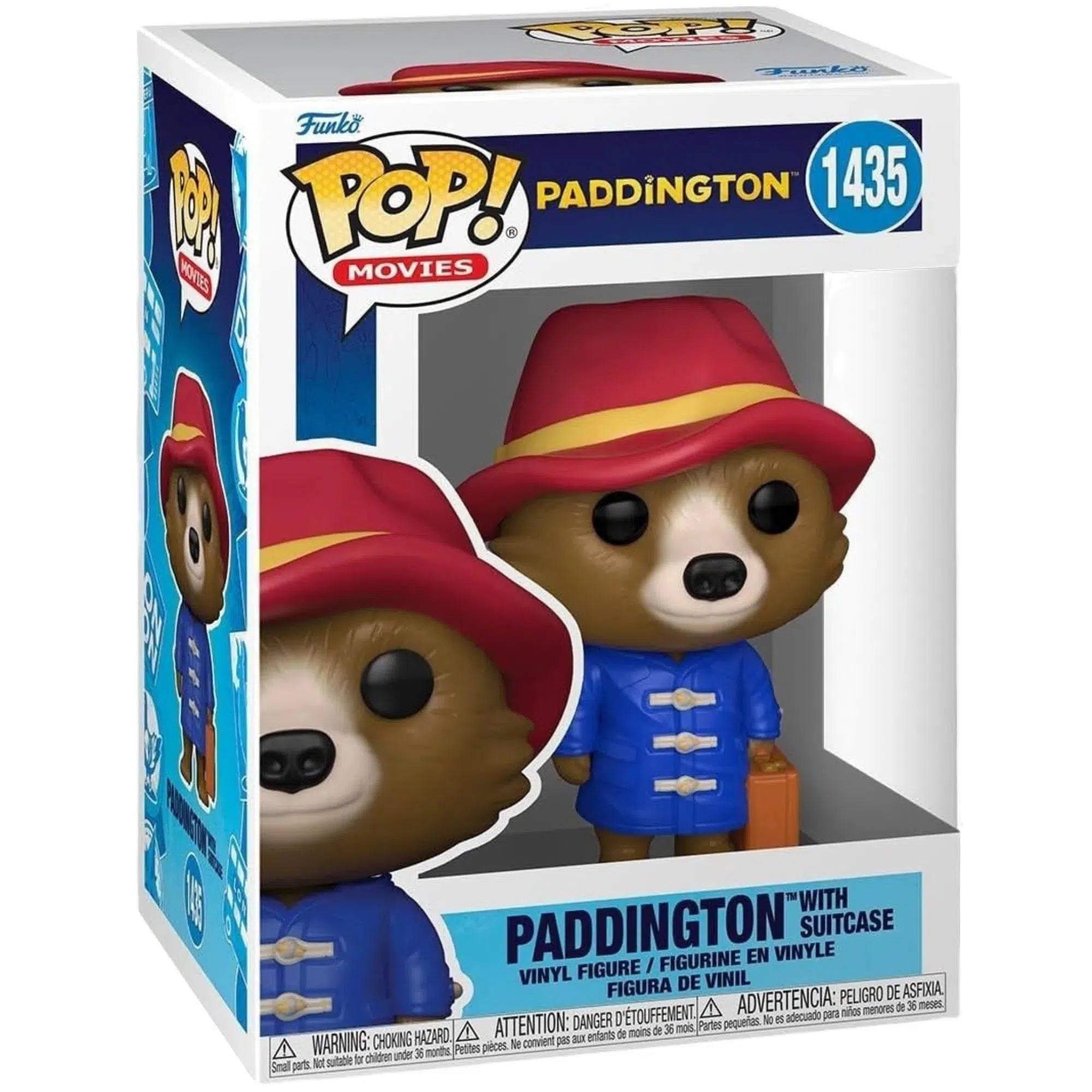 Paddington-with-Suitcase-Figure-Funko-Pop-Movies-Series-1435 Paddington with Suitcase Figure - Funko - Pop! Movies Series (1435) - Image 1