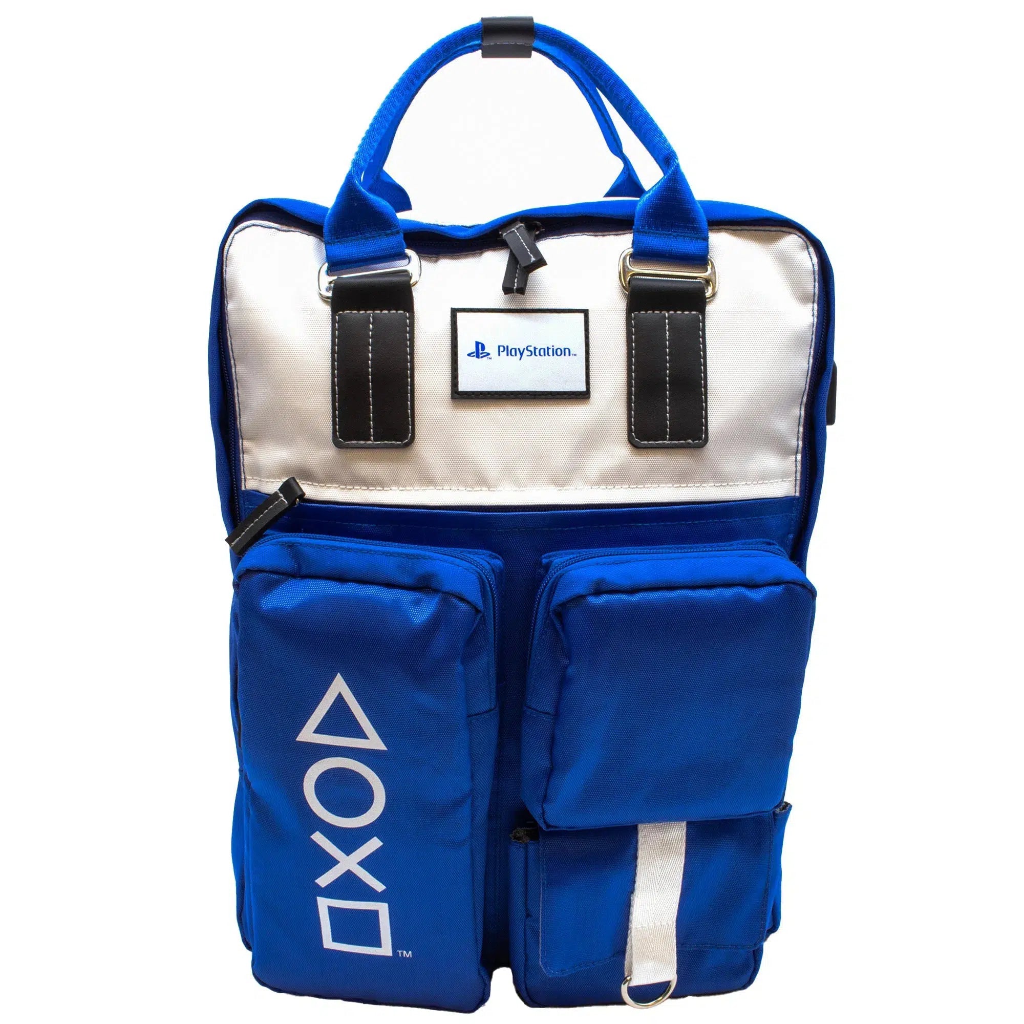 PlayStation-PS-Button-Symbol-Backpack-Blue-Culturefly PlayStation - PS Button Symbol Backpack (Blue) - Culturefly - Image 1