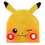 Pokémon - Pikachu Big Face Beanie Hat (Light Up LED) - Bioworld - Image 2