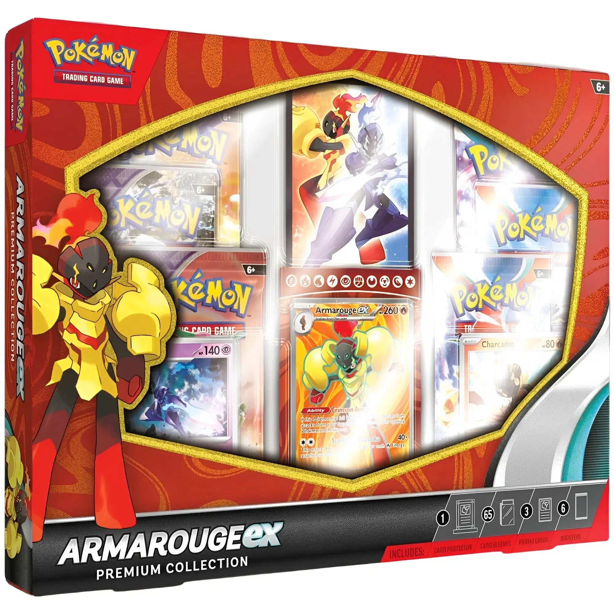 Pokemon-TCG-Armarouge-ex-Premium-Collection-Gift-Box-The-Pokemon-Company-International Pokémon TCG - Armarouge ex Premium Collection Gift Box - The Pokémon Company International - Image 1