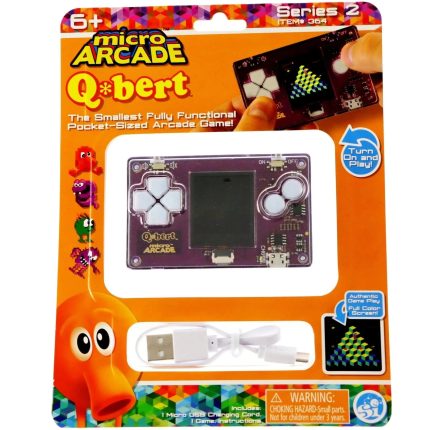Q*Bert Handheld Electronic Game - Micro Arcade