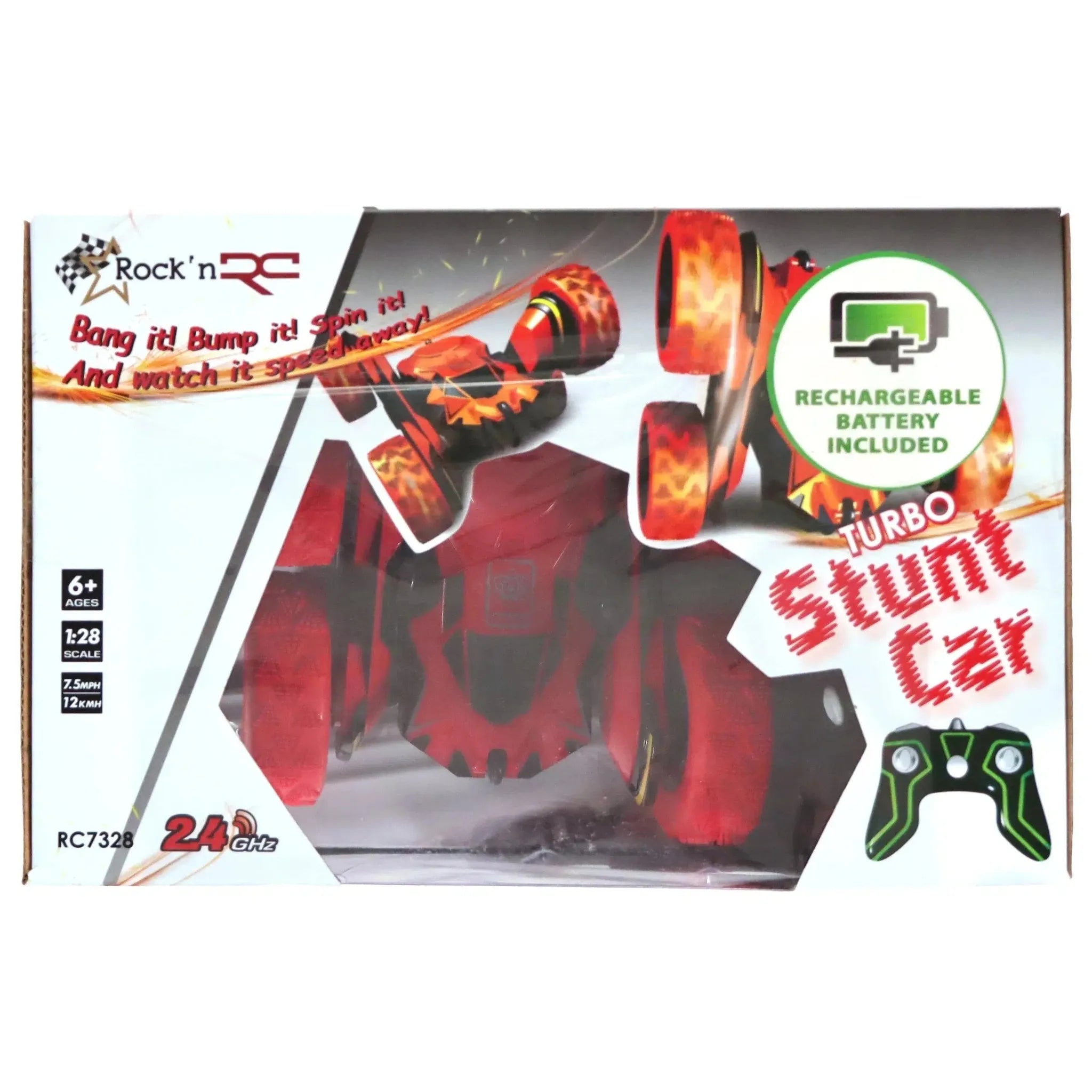 Rockn-RC-Red-Extreme-Stunt-RC-Car Rock'n RC - Red Extreme Stunt RC Car - Image 1