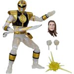 Saban's Power Rangers - Mighty Morphin White Ranger Action Figure (6") - Hasbro - Lightning Collection Series - Image 2