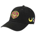 Sailor Moon - Cosmic Heart Compact Embroidered Hat (Black) - Bioworld - Image 3