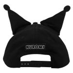 Sanrio [Hello Kitty] - Kuromi 3D Cosplay Embroidered Hat (Black) - Bioworld - Image 2