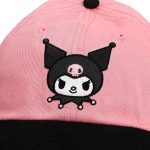 Sanrio [Hello Kitty] - Kuromi Hat (Pink, Embroidered, Contrast Bill) - Bioworld - Image 5