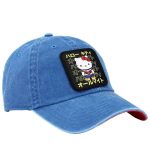 Sanrio [Hello Kitty] x My Hero Academia - Hello Kitty All Might Patch Hat (Blue, Embroidered) - Bioworld - Image 4