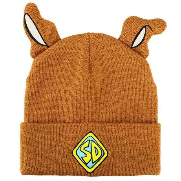 Scooby-Doo-Scooby-3D-Cosplay-Beanie-Hat-Plush-Ears-Embroidered-Bioworld Scooby Doo - Scooby 3D Cosplay Beanie Hat (Plush Ears, Embroidered) - Bioworld - Image 1