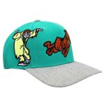 Scooby Doo - Werewolf & Scooby Snapback Hat (Teal, Embroidered, Pre-Curved Bill) - Bioworld - Image 3
