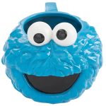 Sesame Street - Cookie Monster Sculpted Mug (Ceramic, 20 oz.) - Bioworld - Image 2