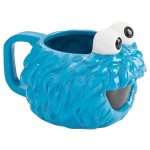 Sesame Street - Cookie Monster Sculpted Mug (Ceramic, 20 oz.) - Bioworld - Image 3