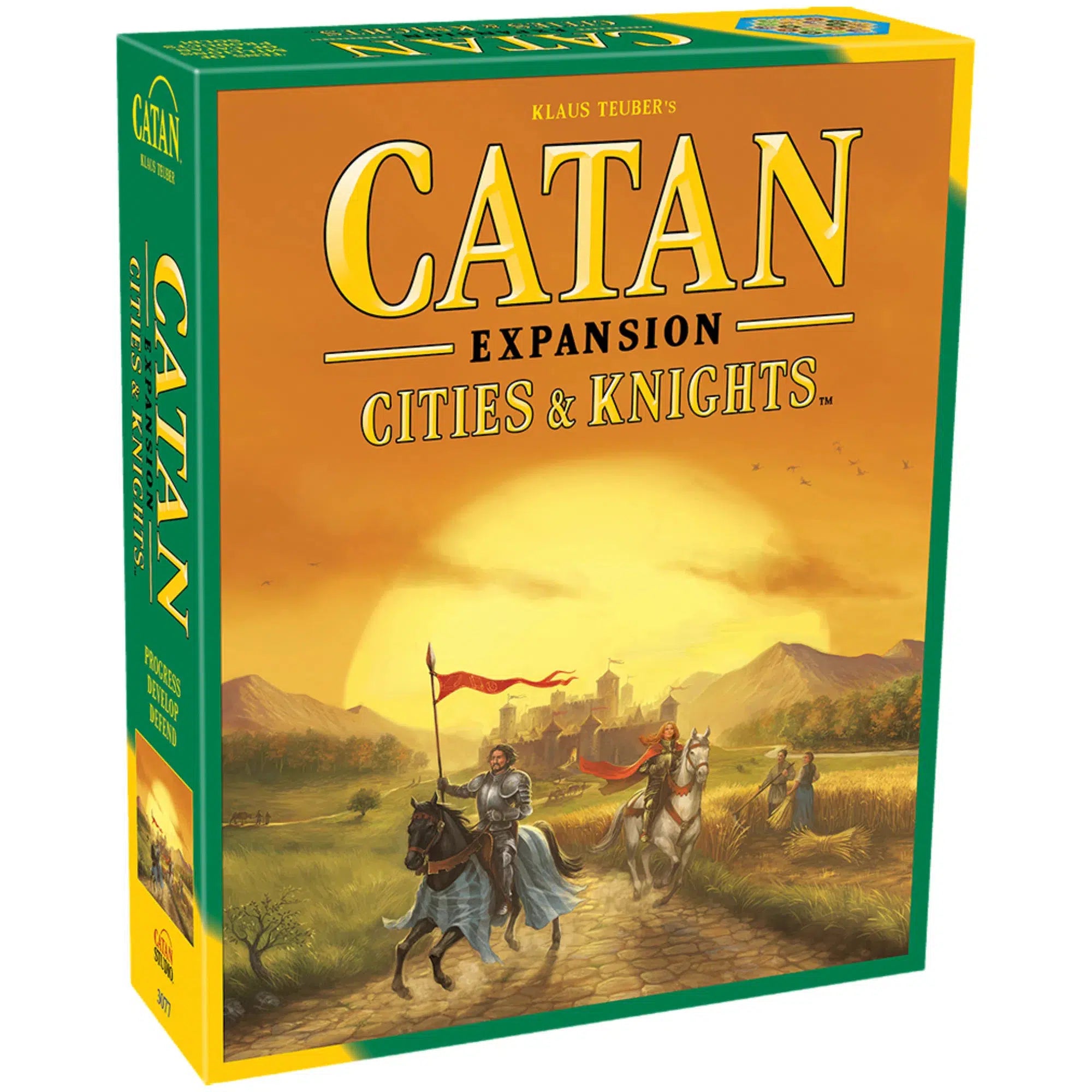 Settlers-of-Catan-Cities-Knights-Board-Game-Expansion-Catan-Studio Settlers of Catan: Cities & Knights - Board Game Expansion - Catan Studio - Image 1