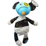 Silly Squiggles - Crazy Stitched Blue Mouse Plush (13") - Ganz - Image 3