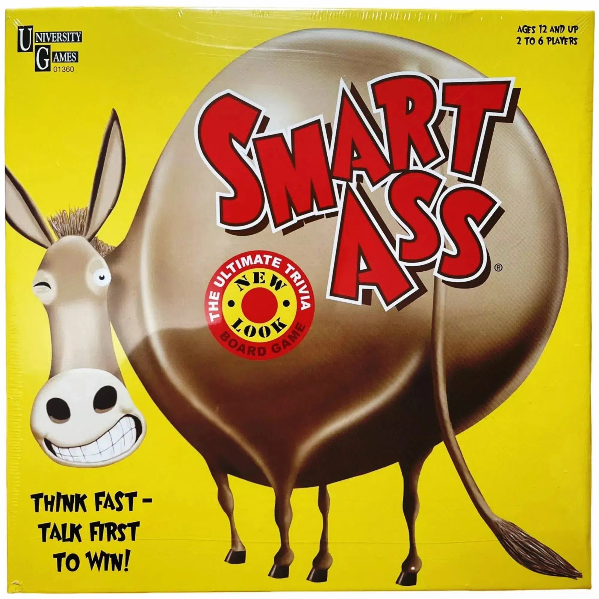 Smart-Ass-The-Ultimate-Trivia-Board-Game-University-Games-2015 Smart Ass: The Ultimate Trivia Board Game - University Games - (2015) - Image 1