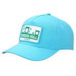 Sonic the Hedgehog - Green Hill Zone Snapback Hat (Light Blue, Ripstop, Pre-Curved Bill) - Bioworld - Image 4