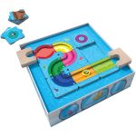 Splash Labyrinth - Rolling Maze Puzzle Game for Children (1 Player, Ages 6+) - HABA - Logic! GAMES Series - Image 2