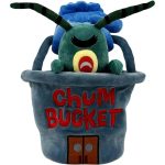 Spongebob Squarepants - Sheldon J. Plankton in the Chum Bucket Plush (9") - Youtooz