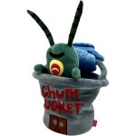 Spongebob Squarepants - Sheldon J. Plankton in the Chum Bucket Plush (9") - Youtooz - Image 3