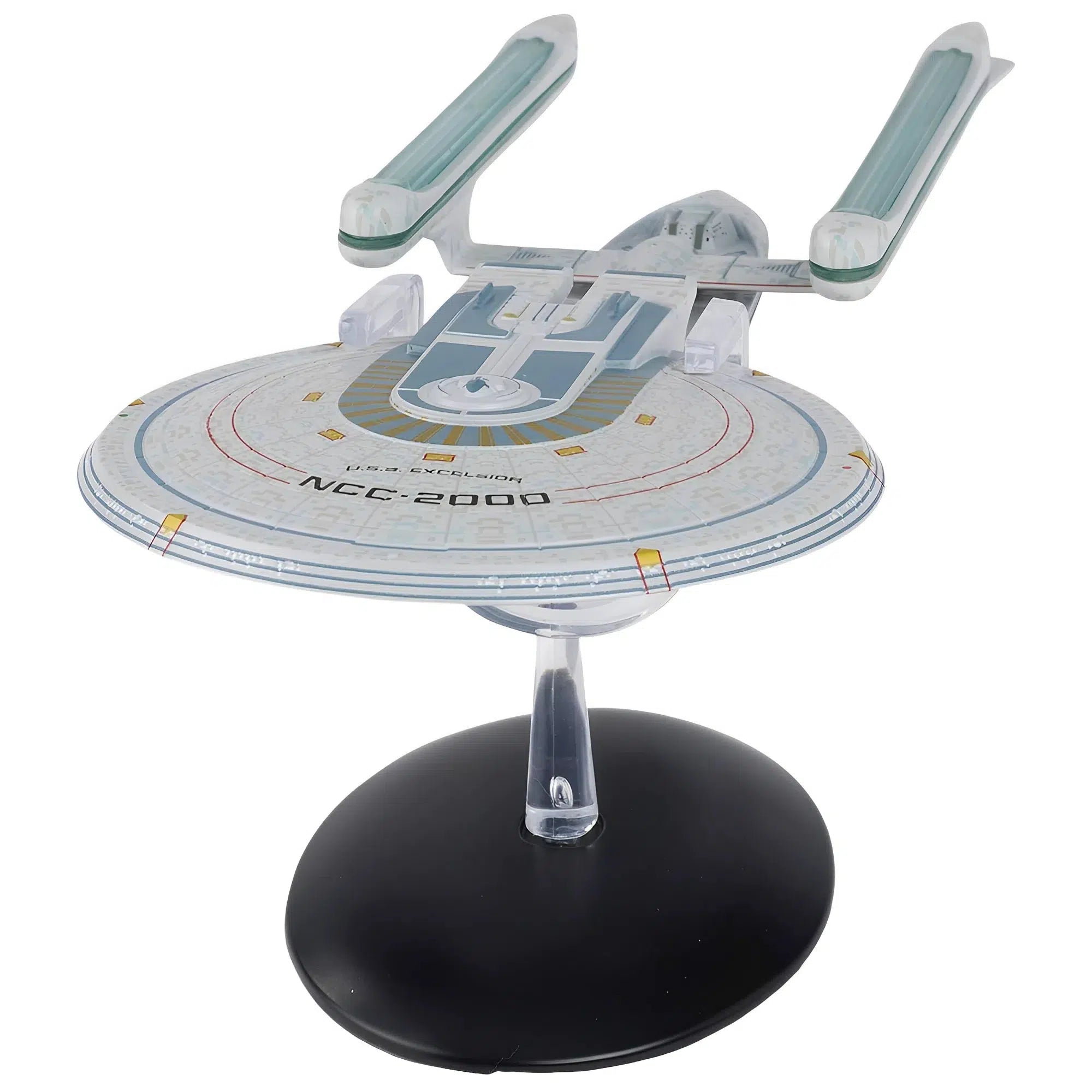Star-Trek-USS-Excelsior-NCC-2000-Ship-Figure-Eaglemoss-The-Official-Starships-Collection Star Trek - USS Excelsior NCC-2000 Ship Figure - Eaglemoss - The Official Starships Collection - Image 1