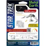 Star Trek - Unpainted Klingon Bird-of-Prey Ship Figure Model Kit (Steel, Challenging Difficulty) - Fascinations - Metal Earth Series - Image 3