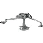 Star Trek - Unpainted Klingon Bird-of-Prey Ship Figure Model Kit (Steel, Challenging Difficulty) - Fascinations - Metal Earth Series - Image 4