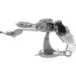 Star Trek - Unpainted Klingon Bird-of-Prey Ship Figure Model Kit (Steel, Challenging Difficulty) - Fascinations - Metal Earth Series - Image 5