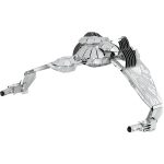 Star Trek - Unpainted Klingon Bird-of-Prey Ship Figure Model Kit (Steel, Challenging Difficulty) - Fascinations - Metal Earth Series - Image 7