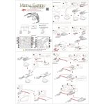 Star Trek - Unpainted Klingon Bird-of-Prey Ship Figure Model Kit (Steel, Challenging Difficulty) - Fascinations - Metal Earth Series - Image 9