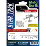 Star Trek - Unpainted Klingon Vor'Cha Class Ship Figure Model Kit (Steel, Challenging Difficulty) - Fascinations - Metal Earth Series - Image 3