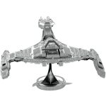 Star Trek - Unpainted Klingon Vor'Cha Class Ship Figure Model Kit (Steel, Challenging Difficulty) - Fascinations - Metal Earth Series - Image 5
