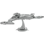 Star Trek - Unpainted Klingon Vor'Cha Class Ship Figure Model Kit (Steel, Challenging Difficulty) - Fascinations - Metal Earth Series - Image 7