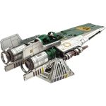 Star Wars - Resistance A-Wing Fighter Figure Model Kit (Steel, Challenging Difficulty) - Fascinations - Metal Earth Series - Image 7