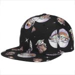 Star Wars: The Mandalorian - Grogu Snapback Hat (All Over Print, Flat Bill) - Bioworld - Image 2