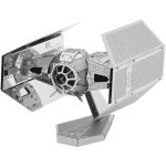 Star Wars - Unpainted Darth Vader's Tie Advanced X1 Figure Model Kit (Steel, Moderate Difficulty) - Fascinations - Metal Earth Series - Image 2