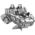 Star Wars - Unpainted First Order Snowspeeder Figure Model Kit (Steel, Challenging Difficulty) - Fascinations - Metal Earth Series - Image 2