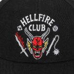 Stranger Things - Hellfire Club Snapback Hat (Pre-Curved Bill) - Bioworld - Image 5