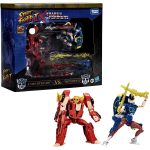 Street Fighter II x Transformers - Autobot Hot Rod as Ken & Arcee as Chun-Li Action Figure Set - Tomy - Image 2