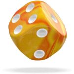 Sunstone D6 Dice Set (36 Dice, 12mm, Yellow & Orange) - Oakie Doakie Dice - Image 4