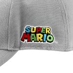 Super Mario Bros. - 1985 Mushroom Kingdom Gray Patch Hat - Bioworld - Image 6