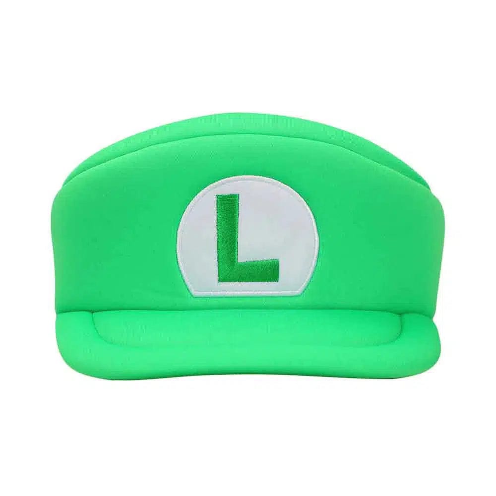 Super-Mario-Bros_-Luigi-Cosplay-Hat-Bioworld Super Mario Bros. - Luigi Cosplay Hat - Bioworld - Image 1
