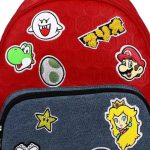 Super Mario - Game Character Patches Mini Backpack (Embossed) - Bioworld - Image 5