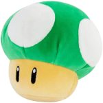 Super Mario - Green 1-Up Mushroom Plush (6") - Tomy - Club Mocchi Mocchi Series - Image 2