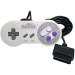 Super Nintendo - Gray Wired Controller (10' Cable, Precision D-Pad) - Old Skool - Pro Gamer Series - Image 3