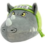 Teenage Mutant Ninja Turtles - Rocksteady Head Plush (9") - Tomy - Club Mocchi Mocchi Series - Image 3