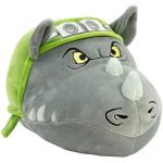 Teenage Mutant Ninja Turtles - Rocksteady Head Plush (9") - Tomy - Club Mocchi Mocchi Series - Image 6