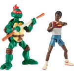 Teenage Mutant Ninja Turtles x Stranger Things - Donatello & Lucas Action Figure Set (6") - Playmates Toys - Image 2