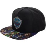 The Legend of Zelda - Characters & Hylian Shield Snapback Hat (Sublimated, Flat Bill) - Bioworld - Image 4